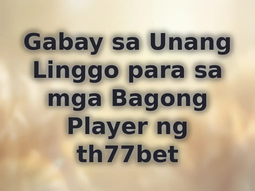 Guide for new players